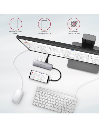 I/O HUB USB3.2 5IN1/0.2M HMC-5 AXAGON