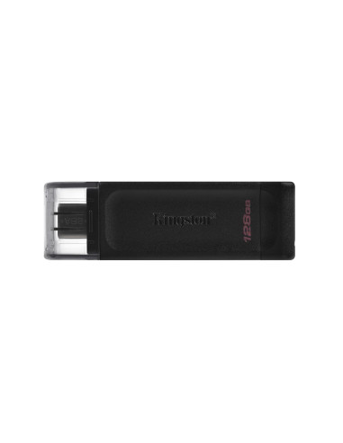 MEMORY DRIVE FLASH USB-C 128GB/DT70/128GB KINGSTON