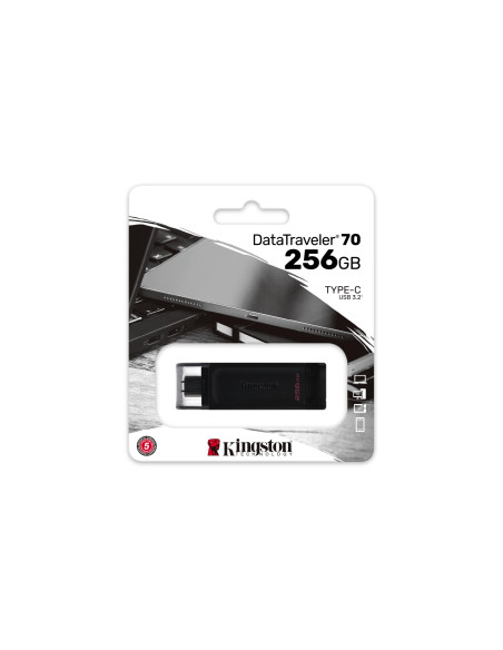 MEMORY DRIVE FLASH USB-C 256GB/DT70/256GB KINGSTON