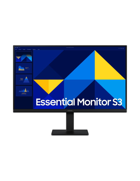 LCD Monitor, SAMSUNG, Essential Monitor S3, 24", Panel IPS, 1920x1080, 16:9, 100Hz, 5 ms, LS24D300GAUXEN