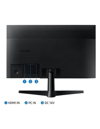 LCD Monitor, SAMSUNG, 24 ", 1920 x 1080 pixels, Full HD, Native aspect ratio 16:9, LCD, Flat, LS24F330EAUXEN