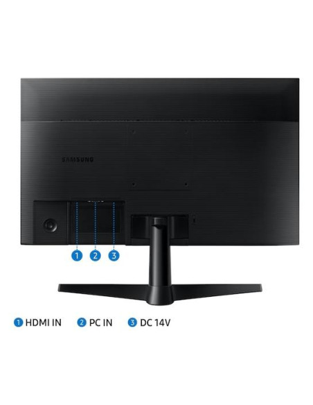 LCD Monitor, SAMSUNG, 24 ", 1920 x 1080 pixels, Full HD, Native aspect ratio 16:9, LCD, Flat, LS24F330EAUXEN