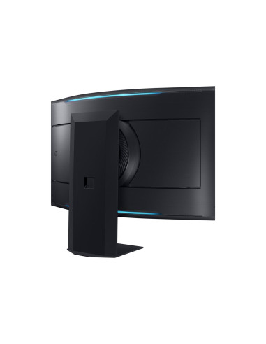 LCD Monitor, SAMSUNG, 55", Gaming/Curved, Panel VA, 3840x2160, 16:9, 165Hz, Matte, 1 ms, Speakers, Pivot, Height adjustable, Ti