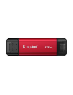 External SSD, KINGSTON, 512GB, 3D NAND, Write speed 950 MBytes/sec, Read speed 1050 MBytes/sec, SPSD/512GB