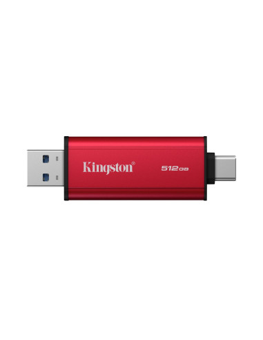 External SSD, KINGSTON, 512GB, 3D NAND, Write speed 950 MBytes/sec, Read speed 1050 MBytes/sec, SPSD/512GB