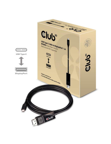 CABLE USB-C TO DP 1.8M/M/M CAC-1557 CLUB3D