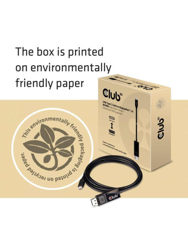 CABLE USB-C TO DP 1.8M/M/M CAC-1557 CLUB3D