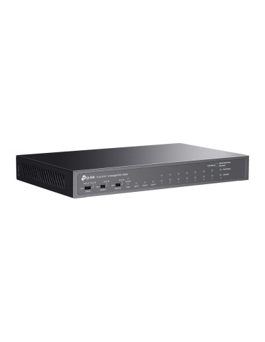 Switch, TP-LINK, Desktop/pedestal, 8x10Base-T / 100Base-TX, 1xSFP, 2xRJ45, PoE+ ports 8, 65 Watts, TL-SL1311P