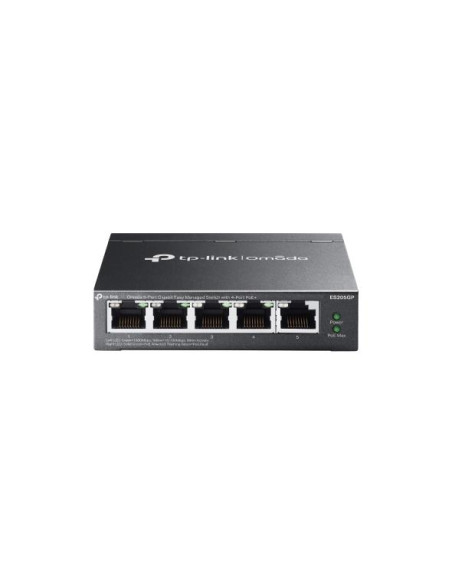 Switch, TP-LINK, OMADA, TP-LINK OMADA ES205GP, PoE ports 4, ES205GP