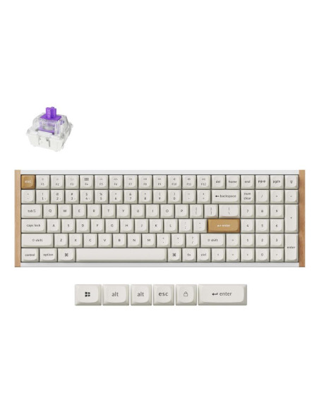 KEYBOARD WRL K4 HE SPECIAL ED/WHITE K4H-Q1 KEYCHRON