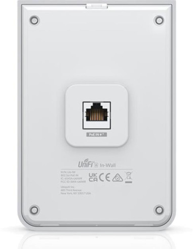 Access Point, UBIQUITI, 4800 Mbit/s, 5xLAN ports, WAN connection Ethernet (RJ-45), U6-IW