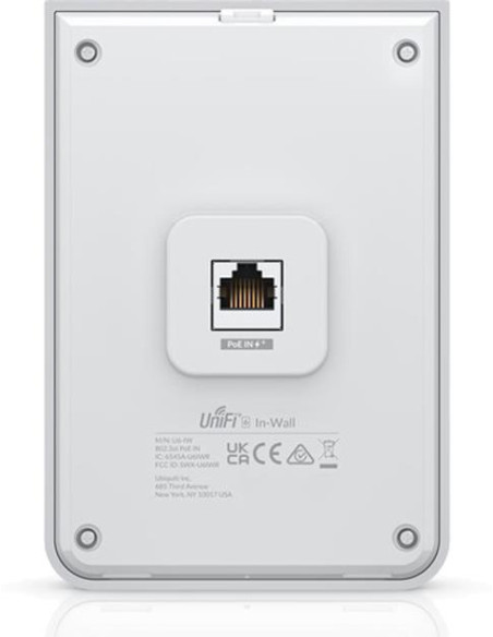 Access Point, UBIQUITI, 4800 Mbit/s, 5xLAN ports, WAN connection Ethernet (RJ-45), U6-IW