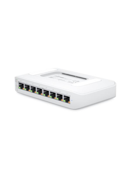 Switch, UBIQUITI, Lite 8 PoE, Type L2, Desktop/pedestal, 8x10Base-T / 100Base-TX / 1000Base-T, PoE+ ports 4, USW-LITE-8-POE