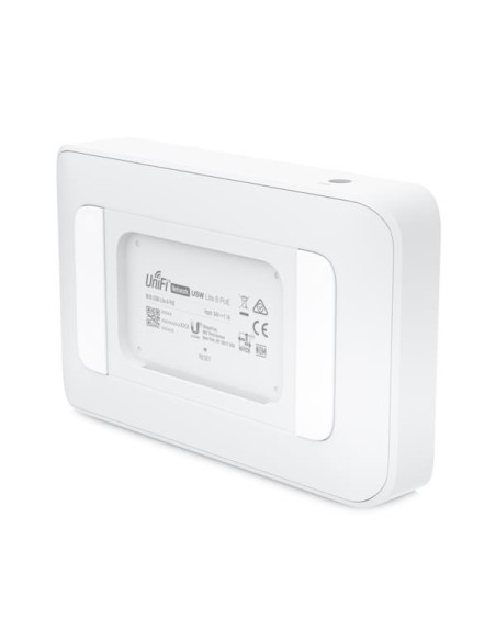 Switch, UBIQUITI, Lite 8 PoE, Type L2, Desktop/pedestal, 8x10Base-T / 100Base-TX / 1000Base-T, PoE+ ports 4, USW-LITE-8-POE