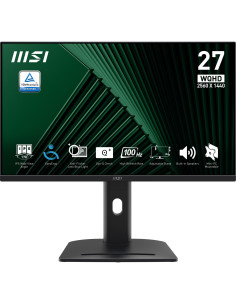 LCD Monitor, MSI, PRO MP275QPG, 27", Business, Panel IPS, 2560x1440, 16:9, 100 Hz, 1 ms, Speakers, PROMP275QPG