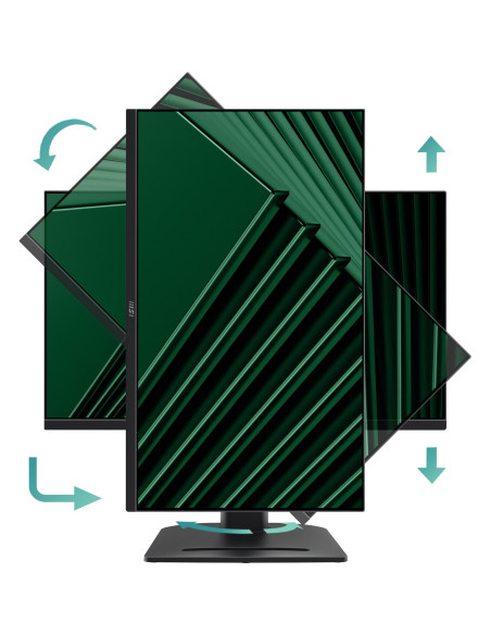 LCD Monitor, MSI, PRO MP275QPG, 27", Business, Panel IPS, 2560x1440, 16:9, 100 Hz, 1 ms, Speakers, PROMP275QPG