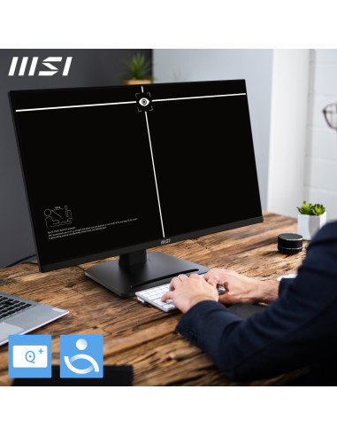 LCD Monitor, MSI, PRO MP275QPG, 27", Business, Panel IPS, 2560x1440, 16:9, 100 Hz, 1 ms, Speakers, PROMP275QPG