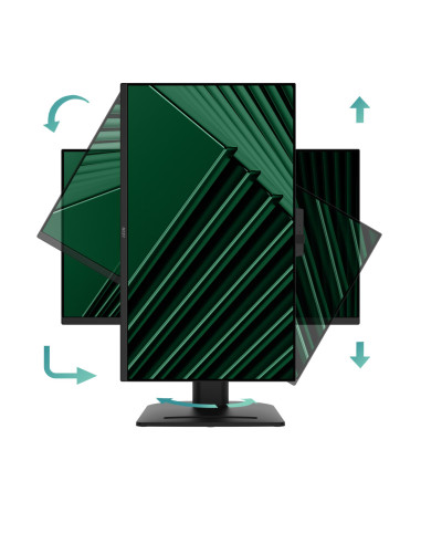 LCD Monitor, MSI, PRO MP275QPDG, 27", Business, Swivel, Pivot, Height adjustable, Tilt, Matte, Panel IPS, 2560x1440, 16:9, 100H