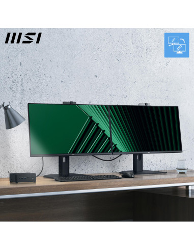 LCD Monitor, MSI, PRO MP275QPDG, 27", Business, Swivel, Pivot, Height adjustable, Tilt, Matte, Panel IPS, 2560x1440, 16:9, 100H