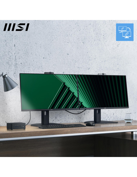 LCD Monitor, MSI, PRO MP275QPDG, 27", Business, Swivel, Pivot, Height adjustable, Tilt, Matte, Panel IPS, 2560x1440, 16:9, 100H