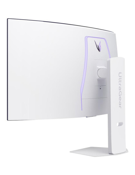 Monitor, LG, 39GX90SA-W, 39", Gaming/Curved/21 : 9, Swivel, Height adjustable, Tilt, Matte, Panel OLED, 3440x1440, 21:9, 240Hz,