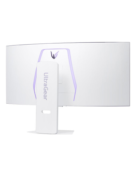 Monitor, LG, 39GX90SA-W, 39", Gaming/Curved/21 : 9, Swivel, Height adjustable, Tilt, Matte, Panel OLED, 3440x1440, 21:9, 240Hz,