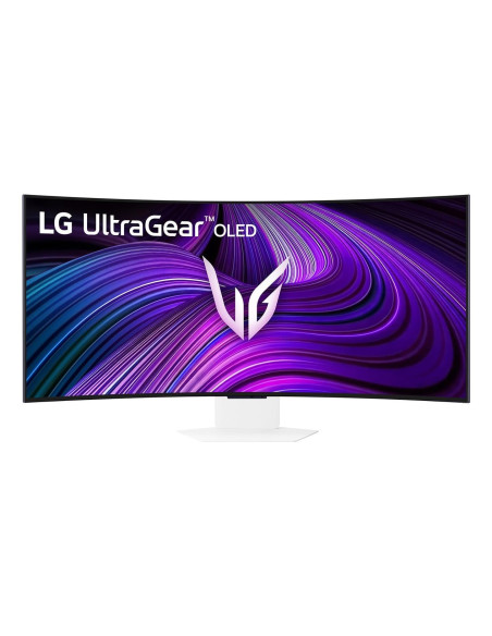 Monitor, LG, 39GX90SA-W, 39", Gaming/Curved/21 : 9, Swivel, Height adjustable, Tilt, Matte, Panel OLED, 3440x1440, 21:9, 240Hz,