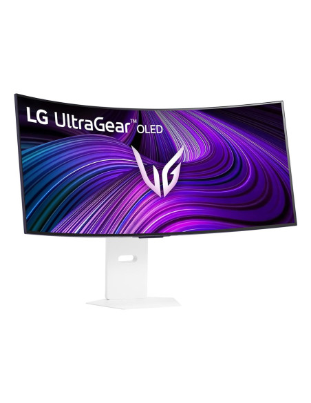 Monitor, LG, 39GX90SA-W, 39", Gaming/Curved/21 : 9, Swivel, Height adjustable, Tilt, Matte, Panel OLED, 3440x1440, 21:9, 240Hz,