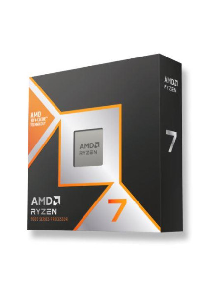 CPU, AMD, Desktop, Ryzen 7, R7-9800X3D, Granite Ridge AM5, 4700 MHz, Cores 8, 96MB, Socket SAM5, 120 Watts, GPU Radeon, BOX, 10