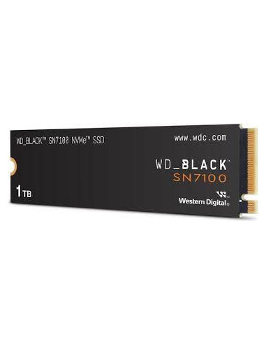 SSD, WESTERN DIGITAL, Black SN7100, 1TB, M.2, PCIe Gen4, NVMe, 3D TLC, Write speed 6900 MBytes/sec, Read speed 7250 MBytes/sec,