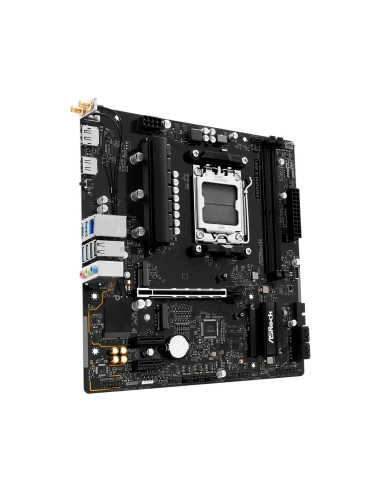 Mainboard, ASROCK, AMD A620, Socket AM5, micro ATX, RAM DDR5-SDRAM, 2xSlots, Wi-Fi Yes, Bluetooth Yes, 1xNumber of M.2 (M) slot