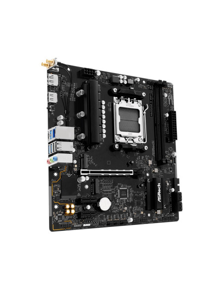 Mainboard, ASROCK, AMD A620, Socket AM5, micro ATX, RAM DDR5-SDRAM, 2xSlots, Wi-Fi Yes, Bluetooth Yes, 1xNumber of M.2 (M) slot