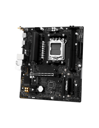 Mainboard, ASROCK, AMD A620, Socket AM5, micro ATX, RAM DDR5-SDRAM, 2xSlots, Wi-Fi Yes, Bluetooth Yes, 1xNumber of M.2 (M) slot