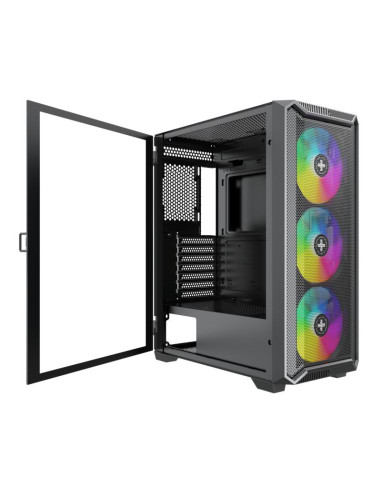 Case, XILENCE, ATX/micro ATX/Mini-ITX, Black, Midi Tower, PC, XG161