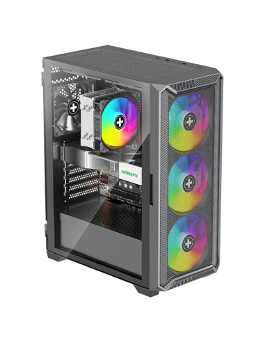 Case, XILENCE, ATX/micro ATX/Mini-ITX, Black, Midi Tower, PC, XG161