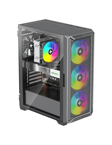 Case, XILENCE, ATX/micro ATX/Mini-ITX, Black, Midi Tower, PC, XG161