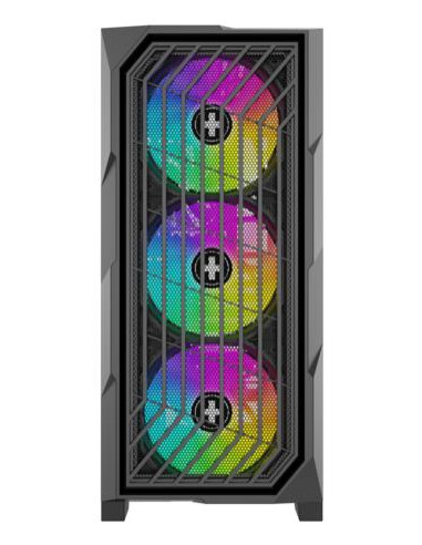 Case, XILENCE, ATX/micro ATX/Mini-ITX, Black, Midi Tower, PC, XILENT BREEZE II, X812.ARGB