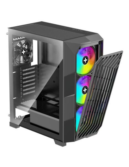 Case, XILENCE, ATX/micro ATX/Mini-ITX, Black, Midi Tower, PC, XILENT BREEZE II, X812.ARGB