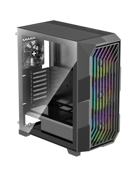Case, XILENCE, ATX/micro ATX/Mini-ITX, Black, Midi Tower, PC, XILENT BREEZE II, X812.ARGB