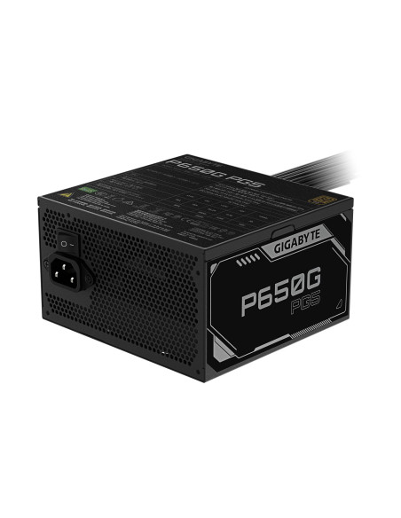 Power Supply, GIGABYTE, GP-P650G PG5, ATX, PC, 100 - 240 V, 650 W, GP-P650GPG5