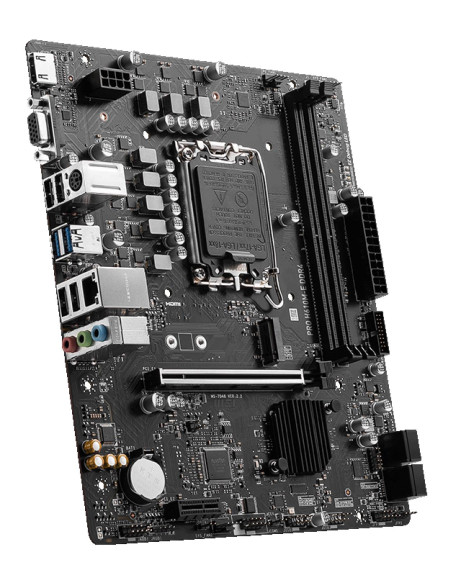 Mainboard, MSI, Intel H610, LGA1700, MicroATX, Memory DDR4, Memory slots 2, 1xPCI-Express 1x, 1xPCI-Express 16x, 1xM.2, 1x15pin