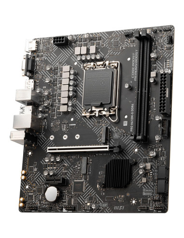 Mainboard, MSI, Intel H610, LGA1700, MicroATX, Memory DDR4, Memory slots 2, 1xPCI-Express 3.0 1x, 1xPCI-Express 4.0 16x, 1xM.2,