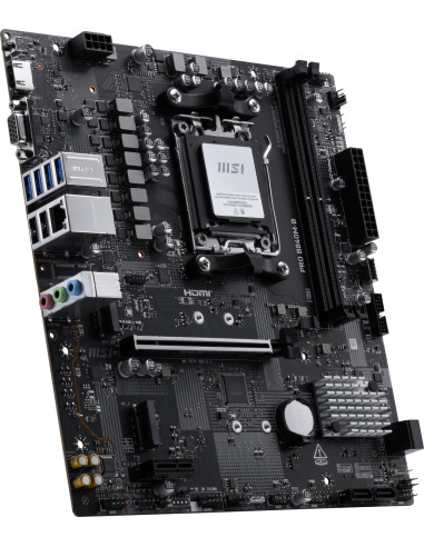Mainboard, MSI, AMD B840, SAM5, Micro-ATX, Memory DDR5, Memory slots 2, PROB840M-B
