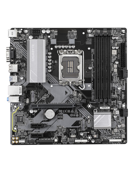 Mainboard, GIGABYTE, Intel B760 Express, LGA1700, Micro-ATX, Memory DDR5, Memory slots 4, 2xPCI-Express 3.0 1x, 1xPCI-Express 4