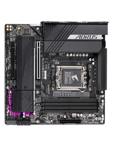 Mainboard, GIGABYTE, AMD B650, SAM5, Micro-ATX, Memory DDR5, Memory slots 4, B650MAORUSELITE1.3