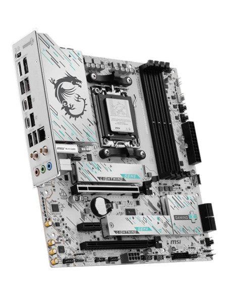 Mainboard, MSI, AMD B850, SAM5, Micro-ATX, Memory DDR5, Memory slots 4, B850MGAMINGPLUSWIFI