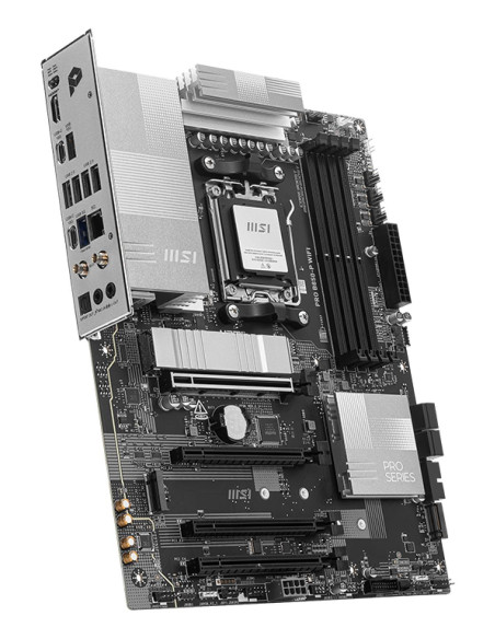 Mainboard, MSI, AMD B850, SAM5, ATX, Memory DDR5, Memory slots 4, 4xPCI-Express 16x, 3xM.2, 1xHDMI, 1xAudio-In, 1xAudio-Out, 4x