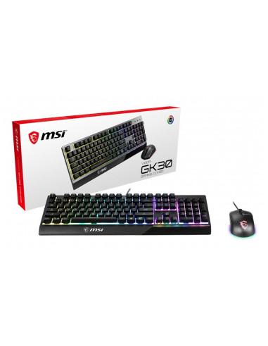 KEYBOARD +MOUSE/VIGOR GK30 COMBO US MSI