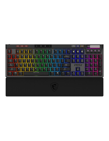 KEYBOARD GAMING BLACK US/STRIKE PRO W SILENT US MSI