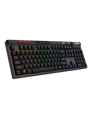 KEYBOARD GAMING BLACK US/STRIKE PRO W SILENT US MSI